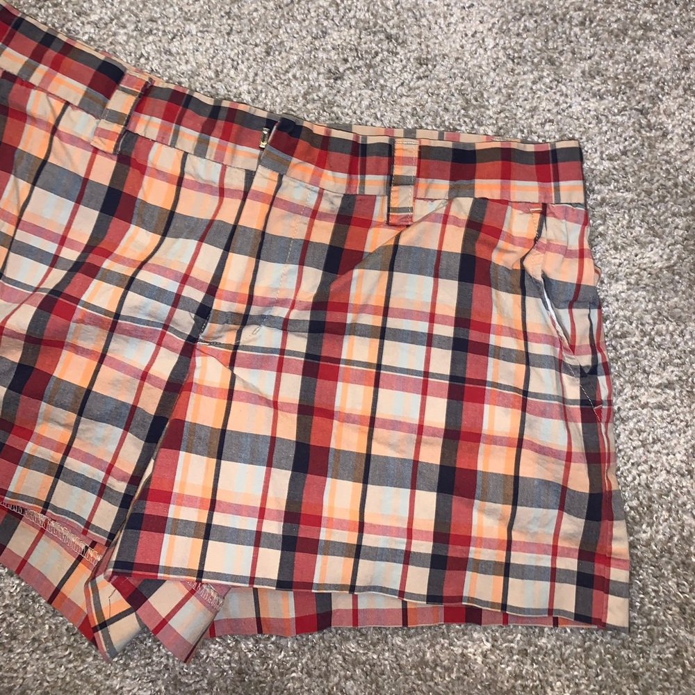 American Eagle Multicolor Plaid shorts size 4 - Picture 6 of 10